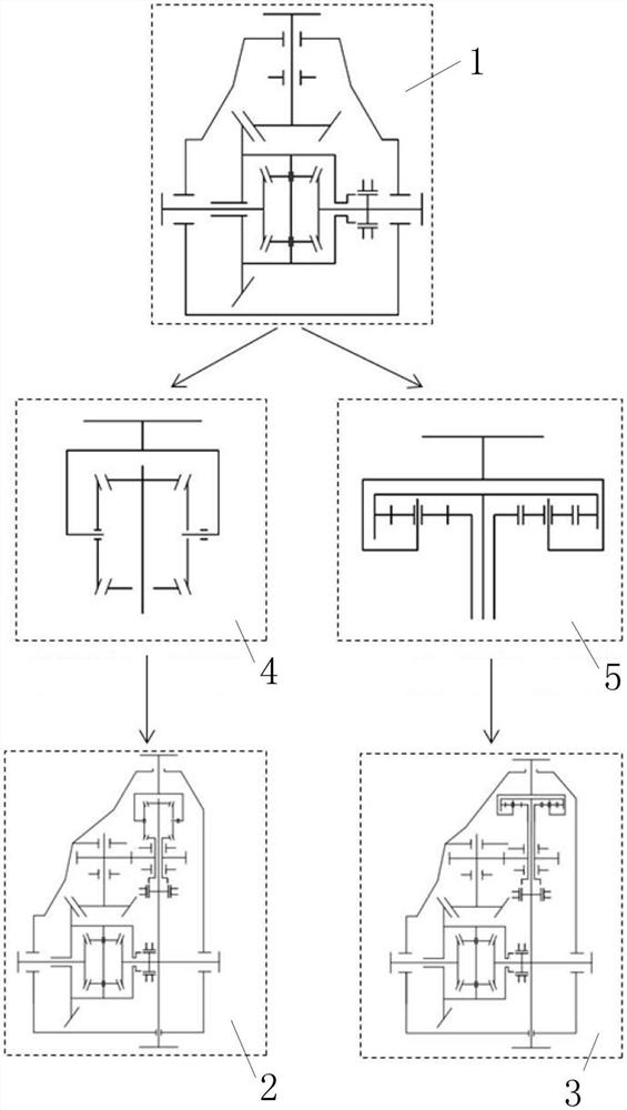 Modularized disconnected type drive axle and all-terrain crane