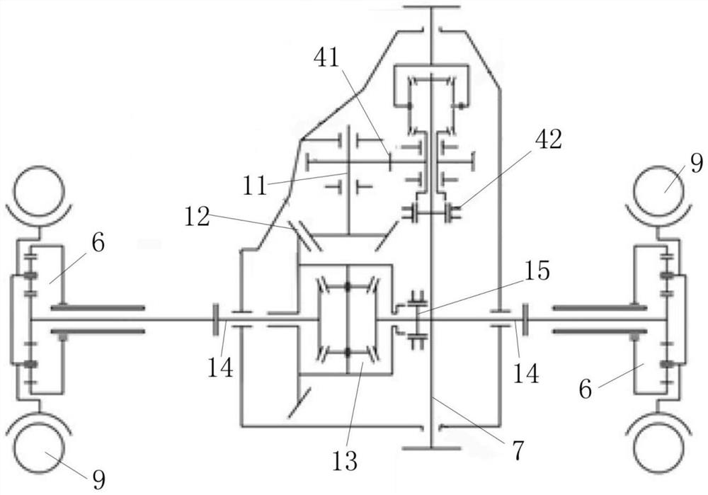 Modularized disconnected type drive axle and all-terrain crane