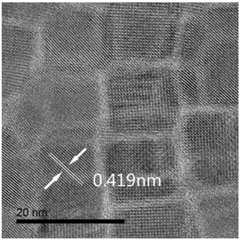 Method of preparing EuB6 nano cubic crystal at low temperature