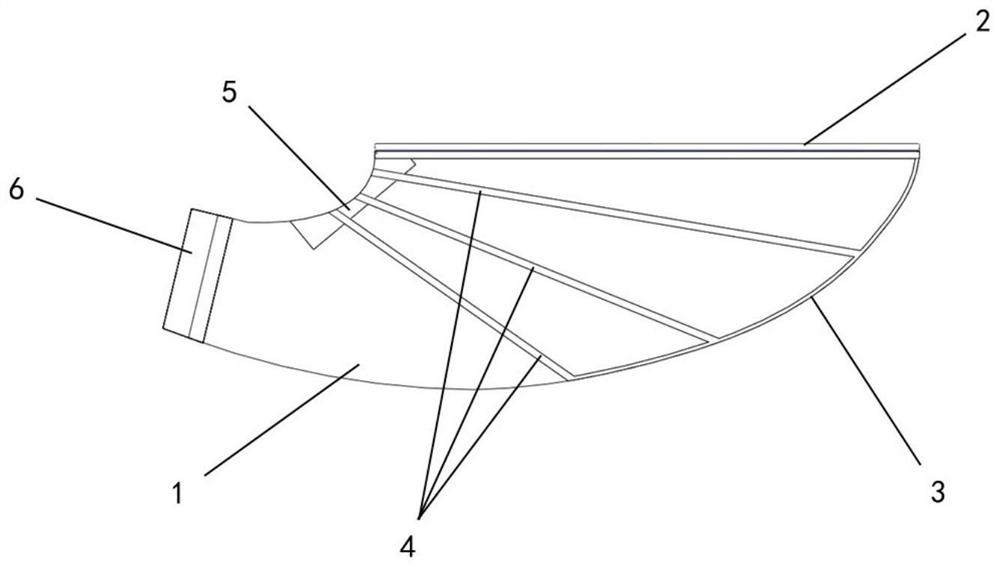 Design scheme and preparation method of composite material wing for micro ornithopter