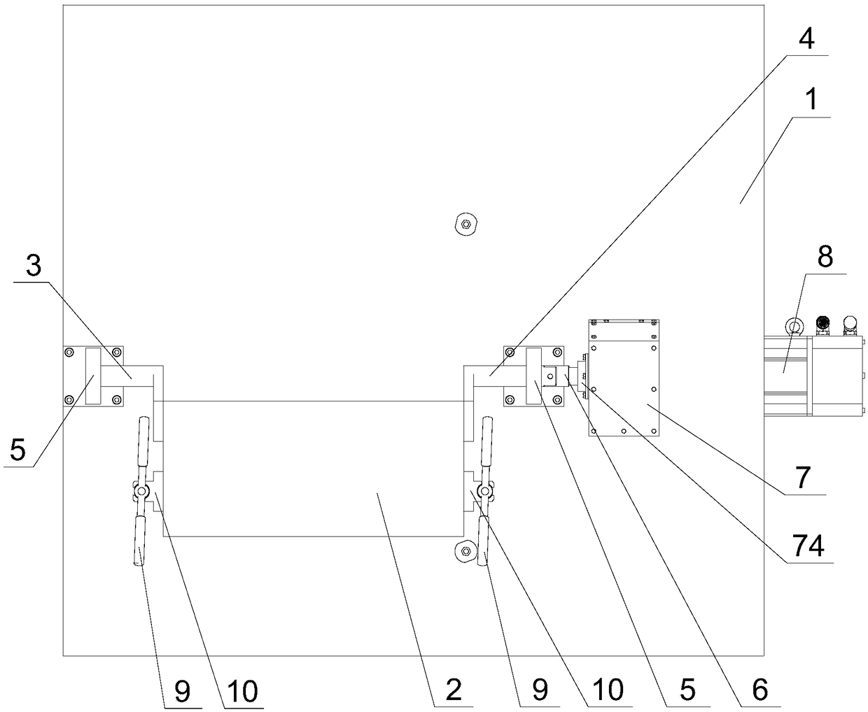 Novel small door transmission mechanism