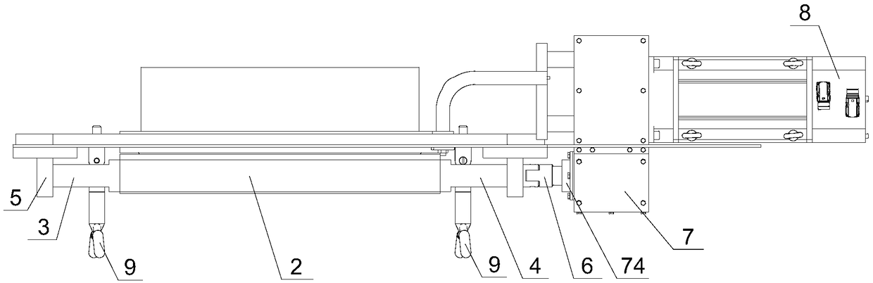 Novel small door transmission mechanism