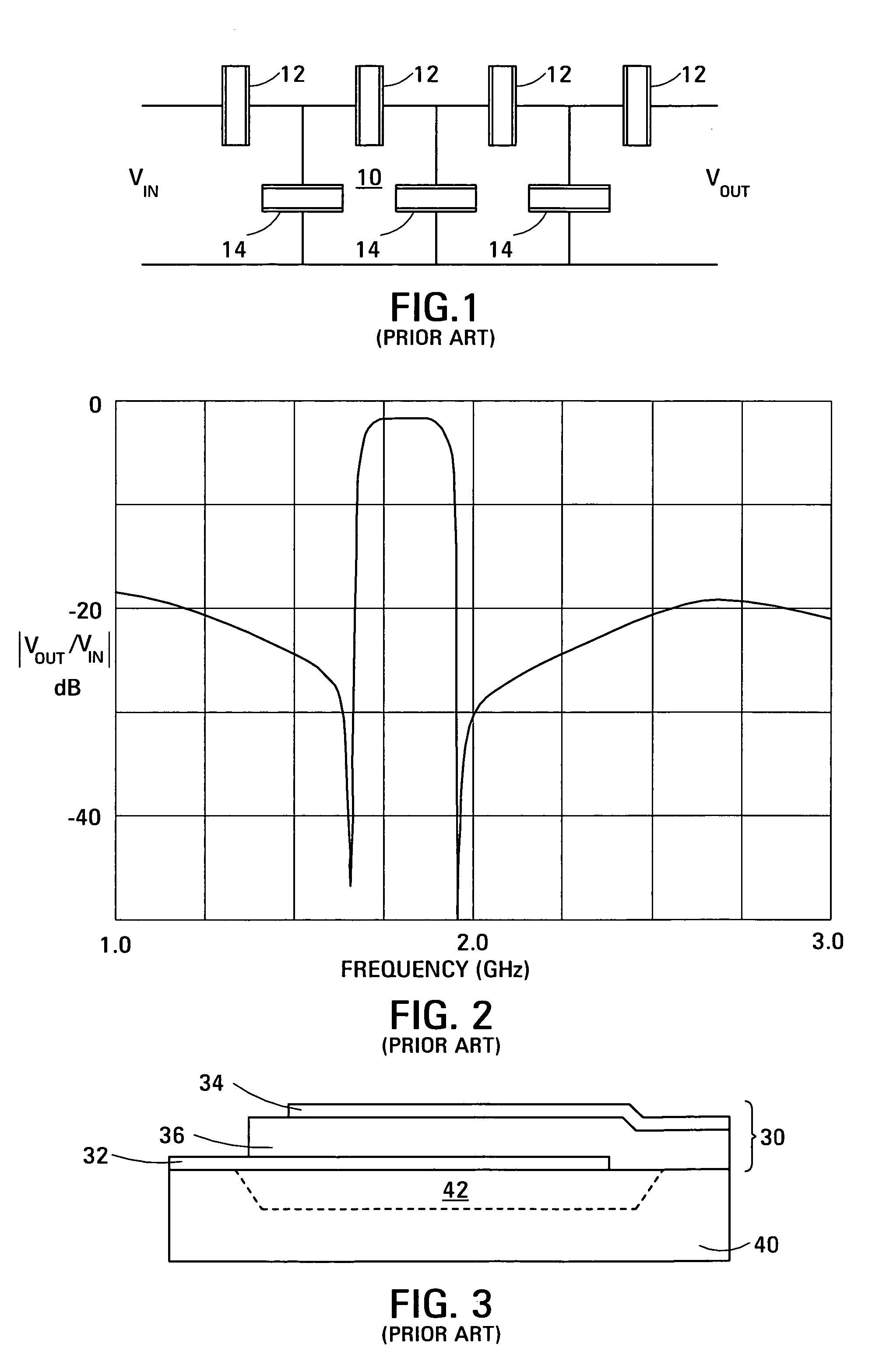 Decoupled stacked bulk acoustic resonator-based band-pass filter