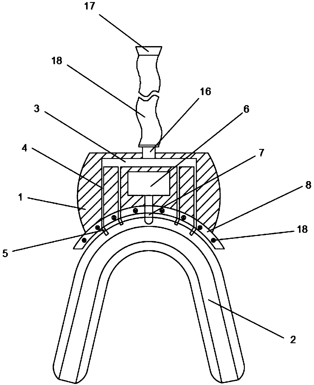 High-pressure water-washing toothbrush