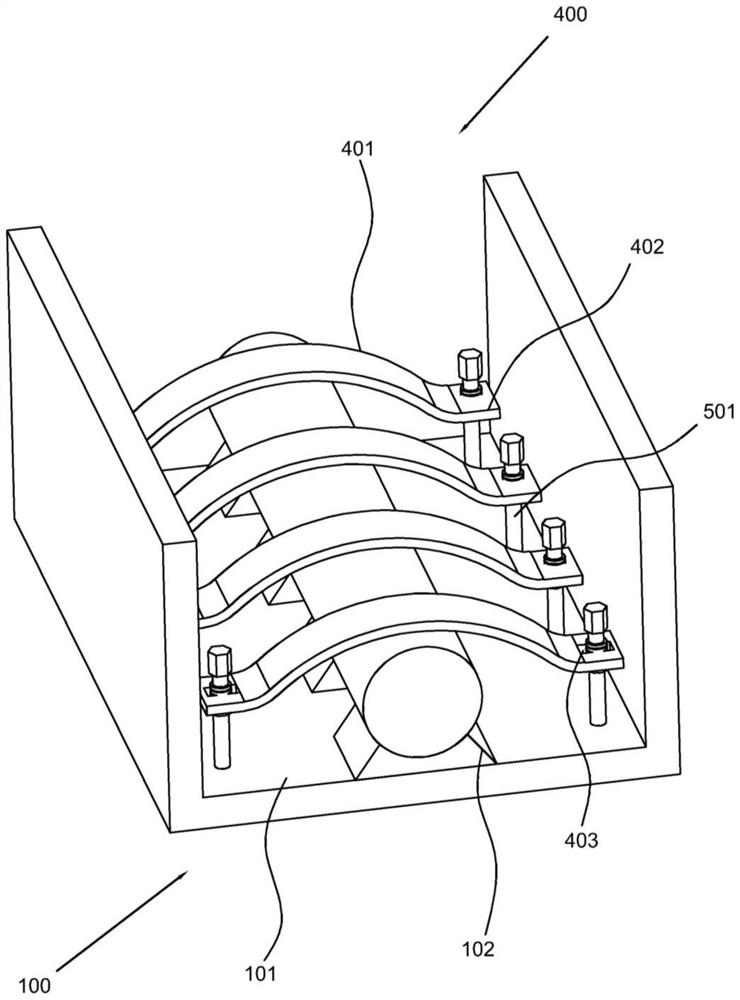 Pipeline flexible anti-floating device and pipeline mounting method