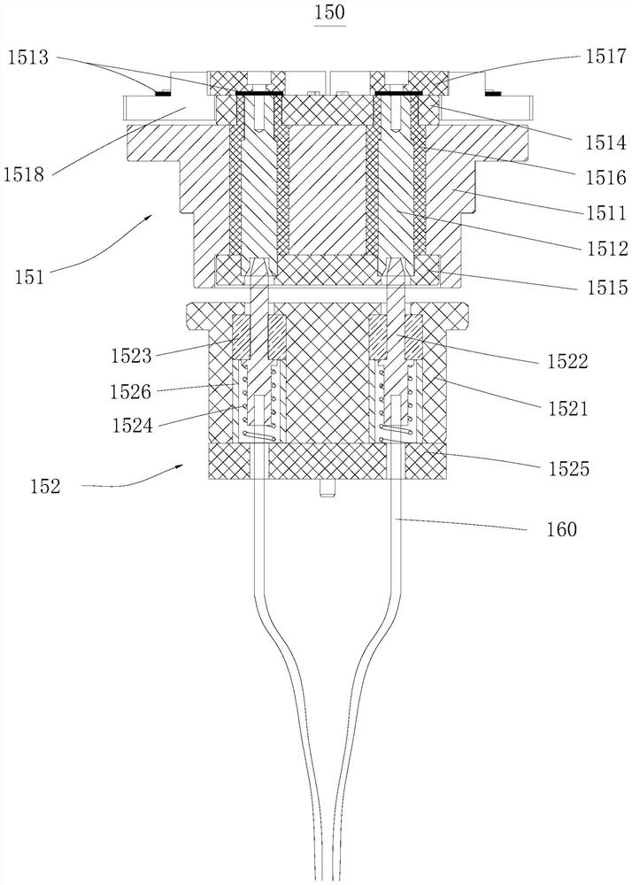 Temperature detection mechanism and coating equipment with same