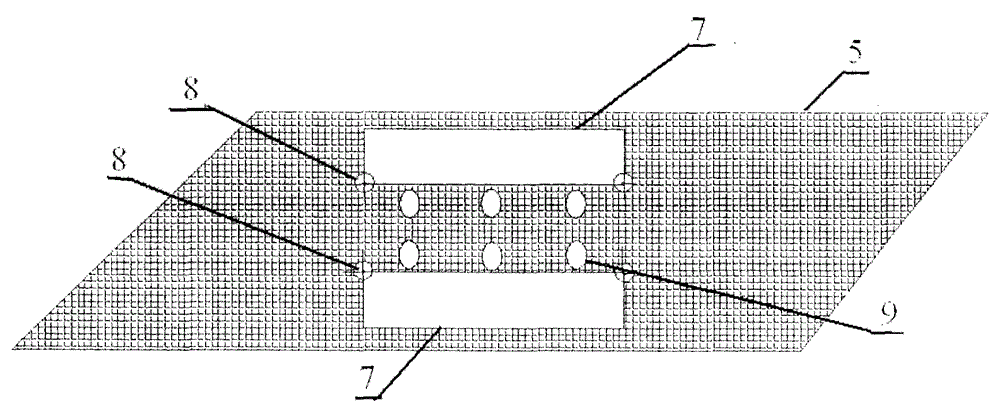 Bonding device for shearing