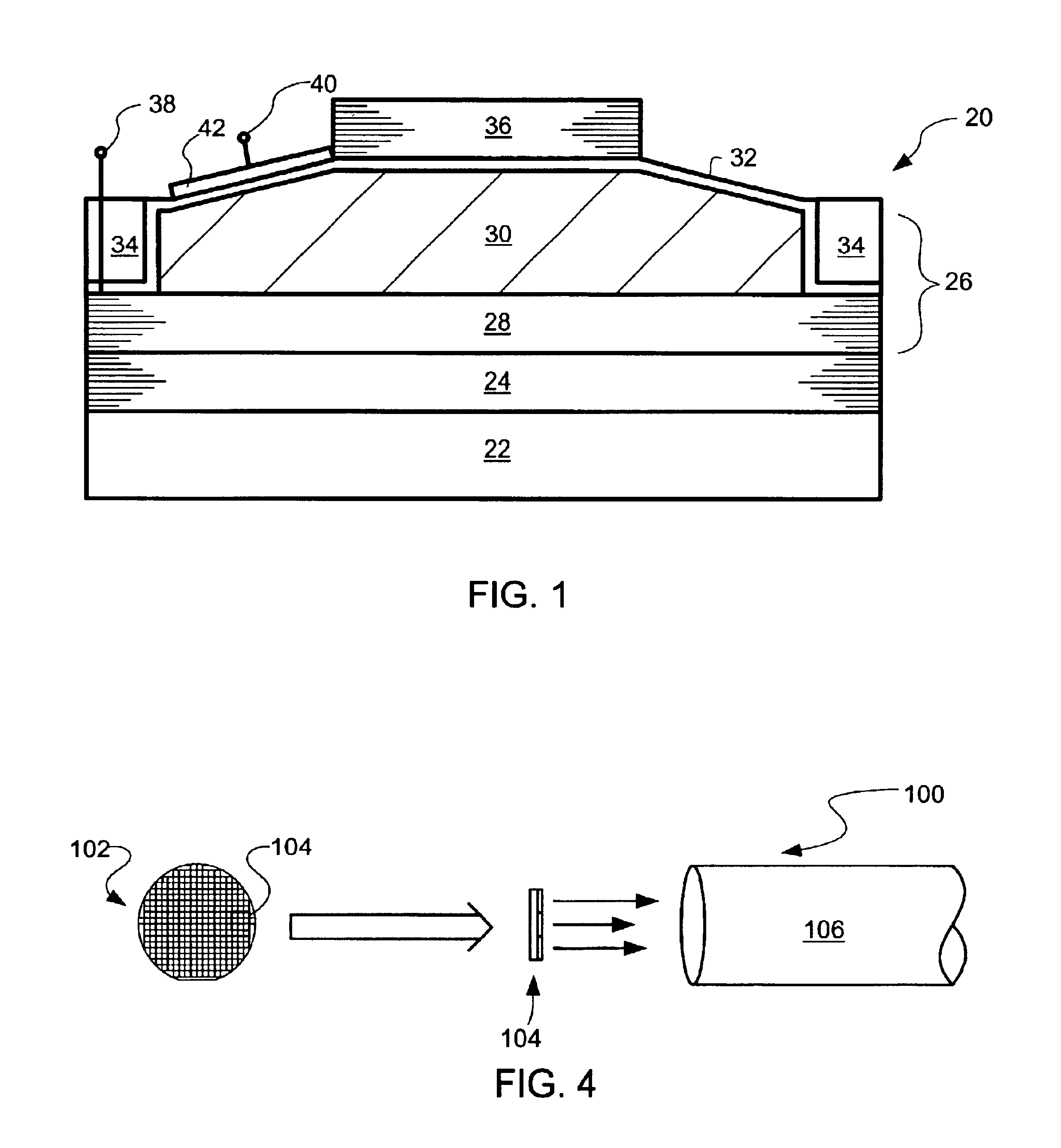 Fixed wavelength vertical cavity optical devices and method of manufacture therefor