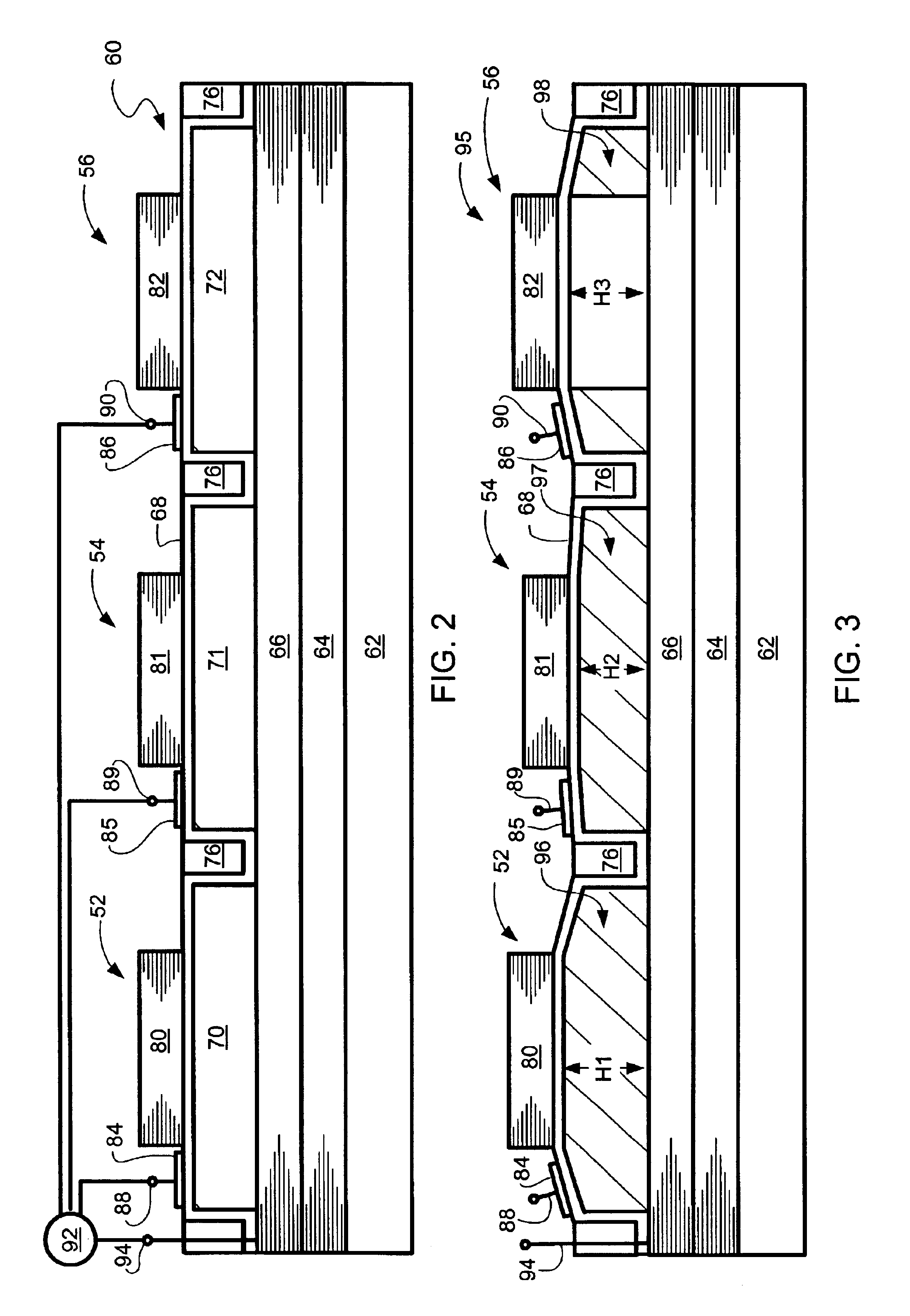 Fixed wavelength vertical cavity optical devices and method of manufacture therefor