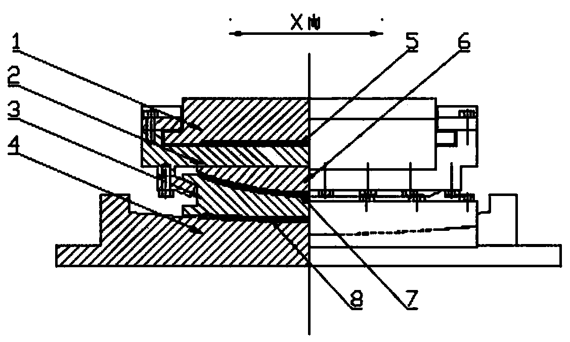 Tension-compression-resistant multi-frequency shock absorption and isolation cylindrical surface friction pendulum support