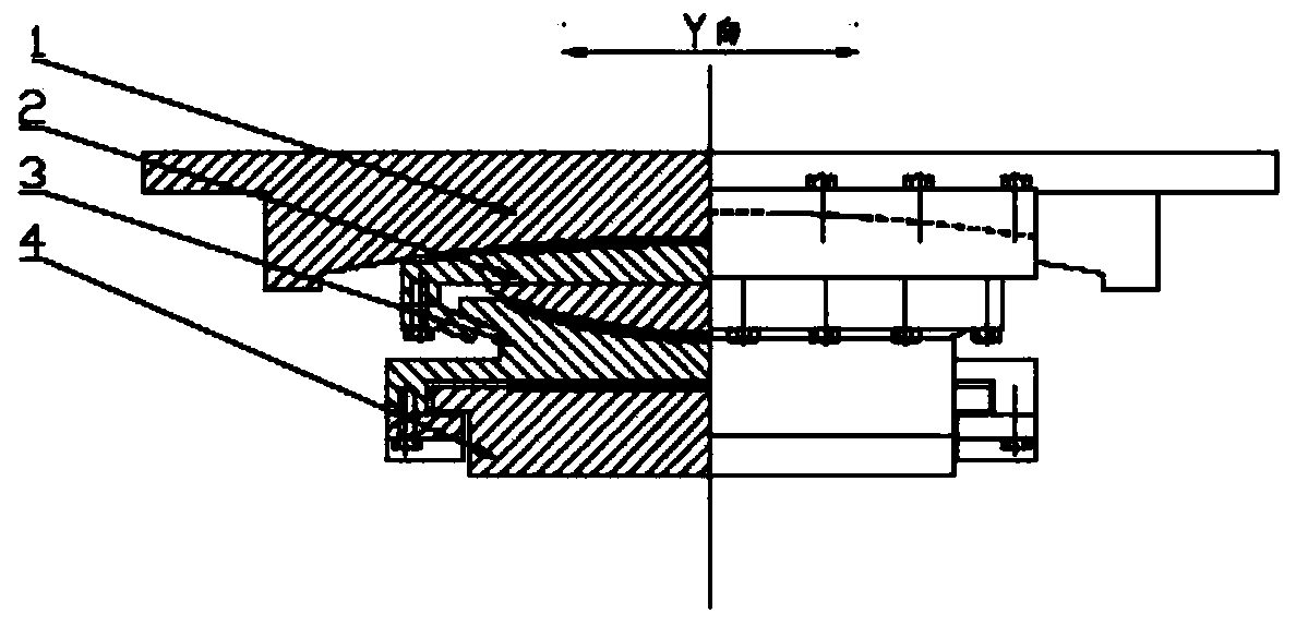 Tension-compression-resistant multi-frequency shock absorption and isolation cylindrical surface friction pendulum support