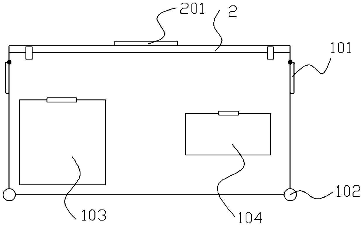 Portable safety valve movable adjusting platform