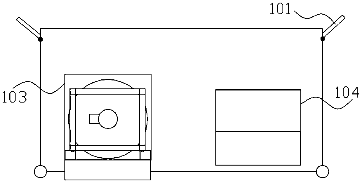 Portable safety valve movable adjusting platform