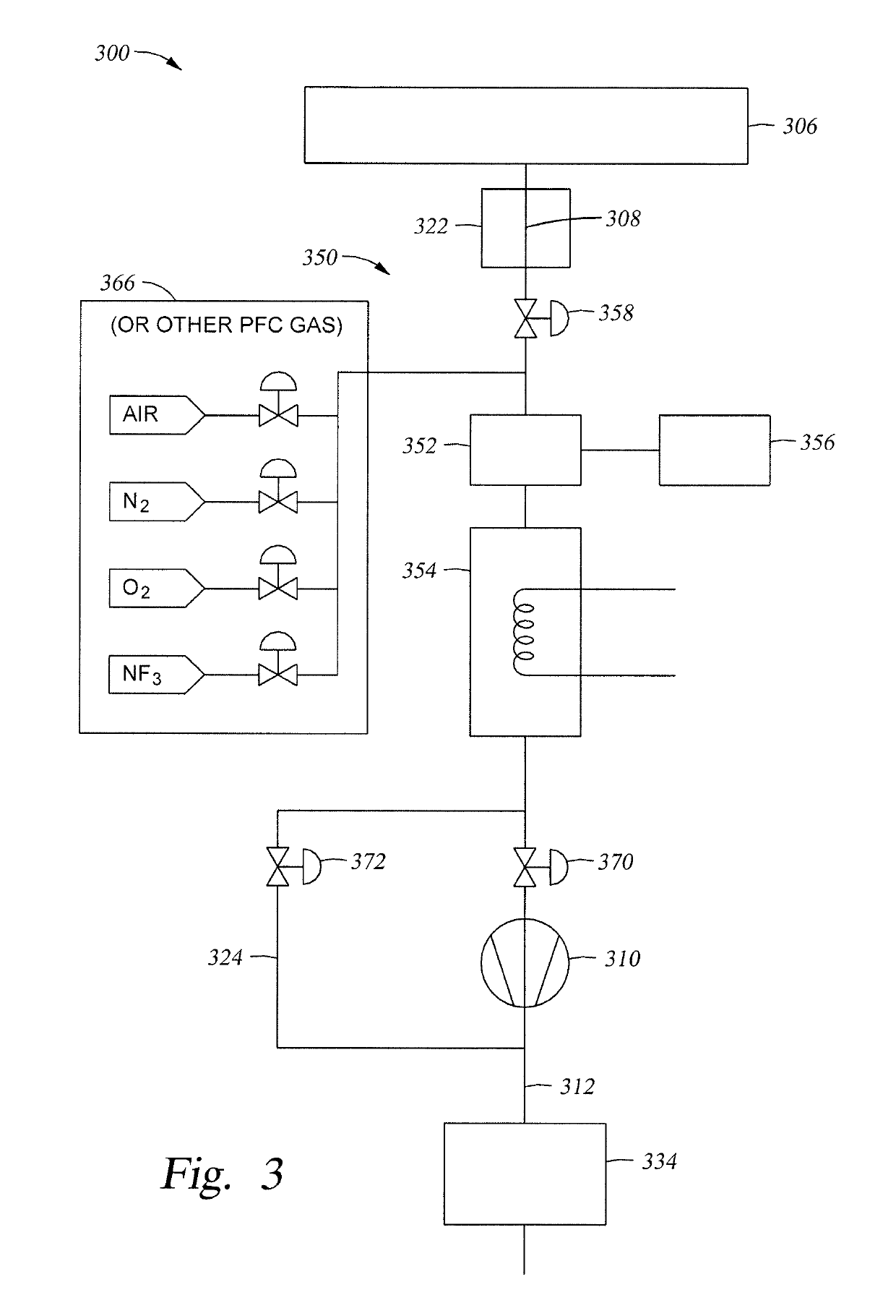 Plasma foreline thermal reactor system