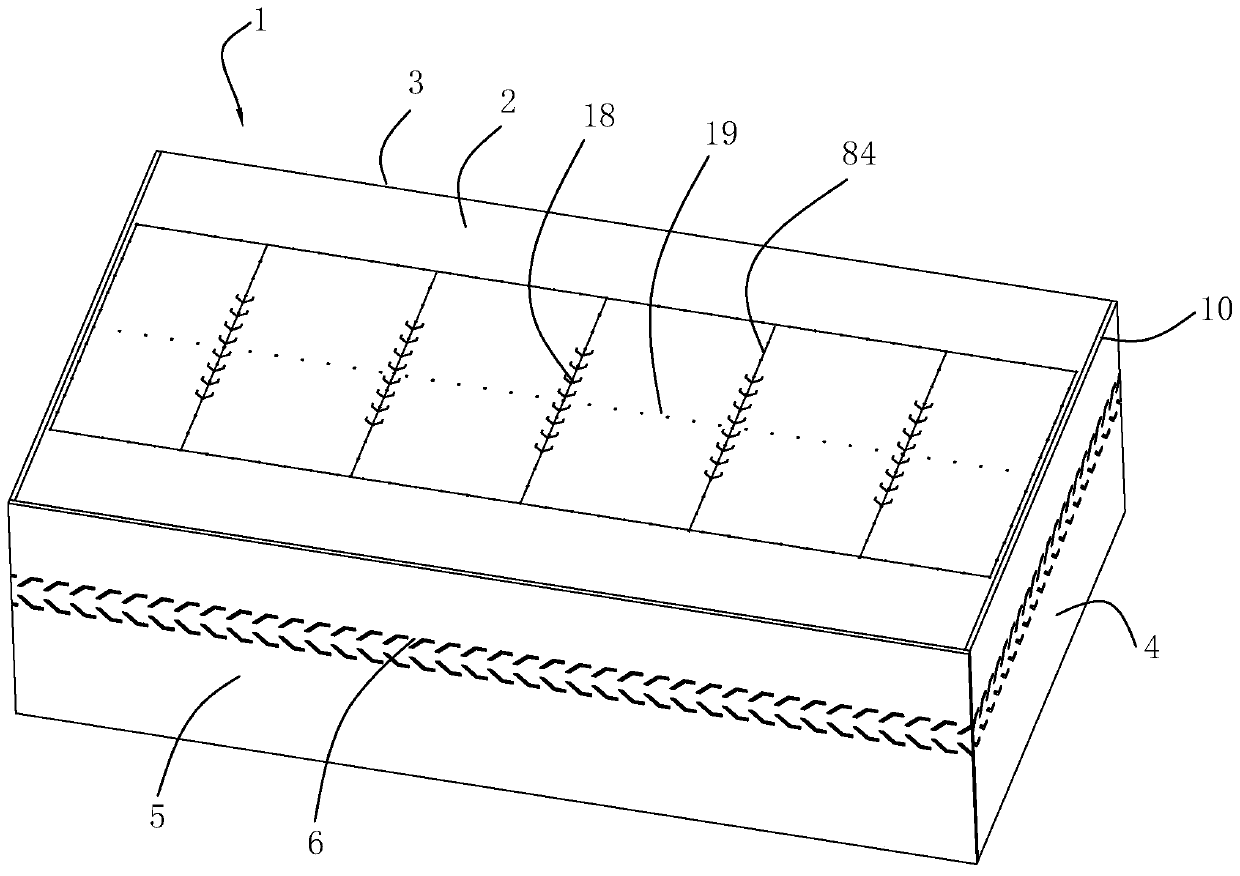 Easy-to-tear multifunctional corrugated packaging box and recombination use method thereof