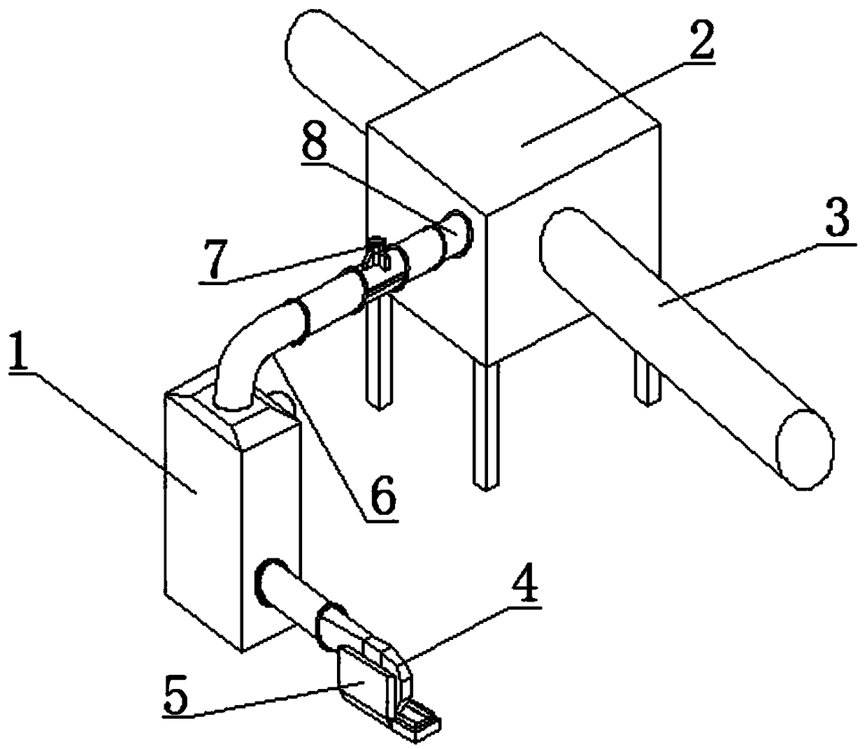 Process and device for treating vulcanization waste gas on basis of low temperature plasma technology