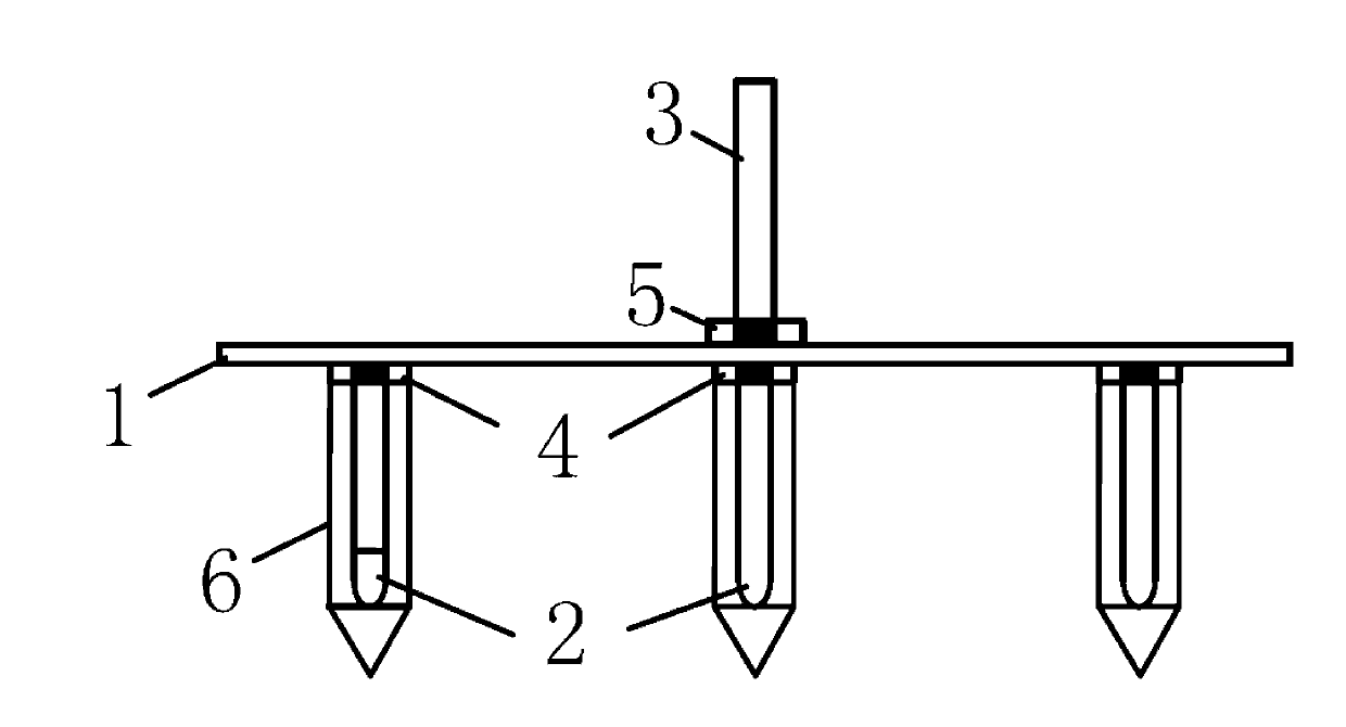 Tool for controlling pouring thickness of concrete floor