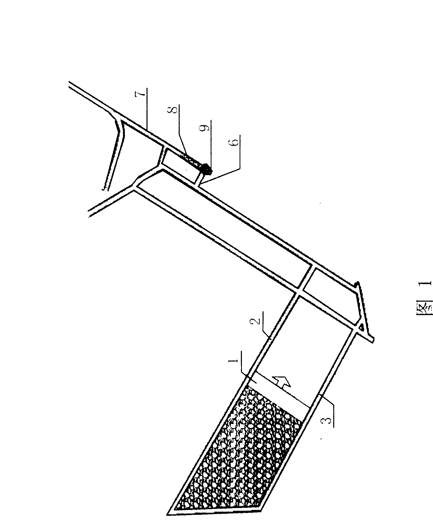 Method for filling coal-steam-free extraction working surface goaf by coal mine waste rock