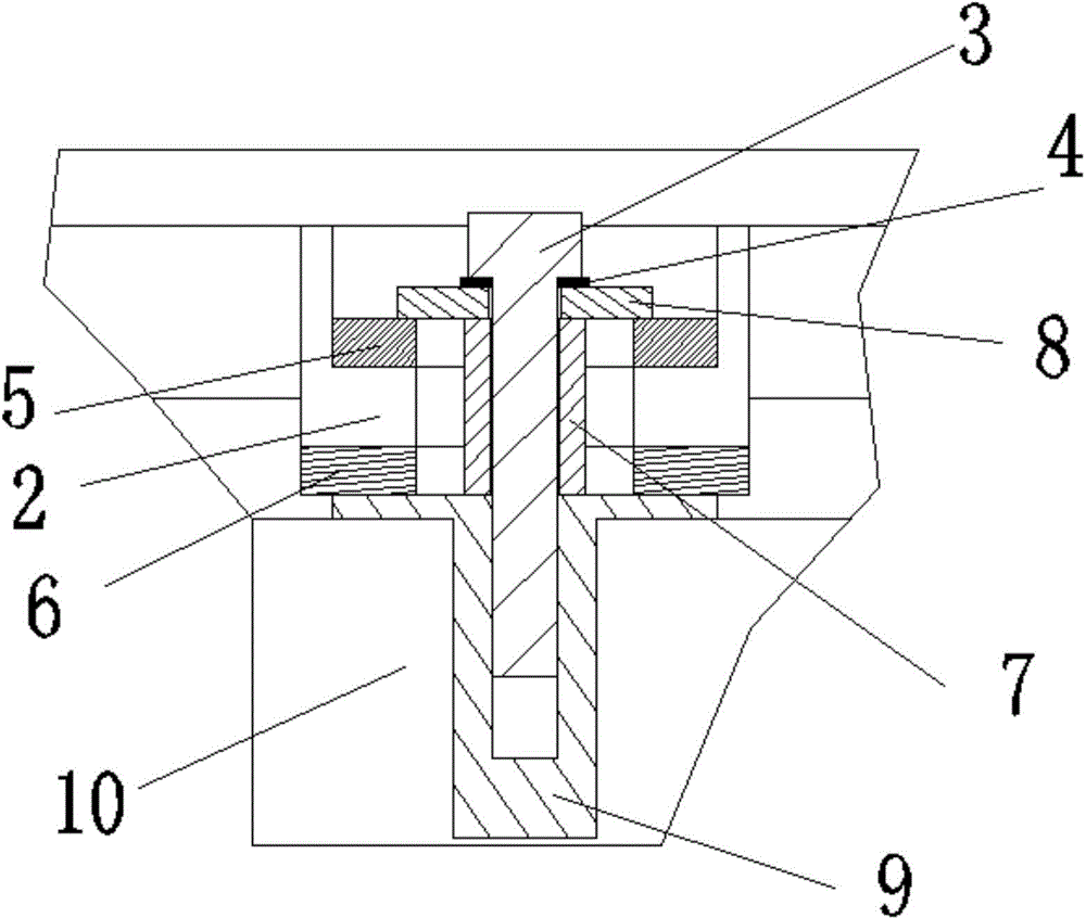 Limiting sliding fixing device