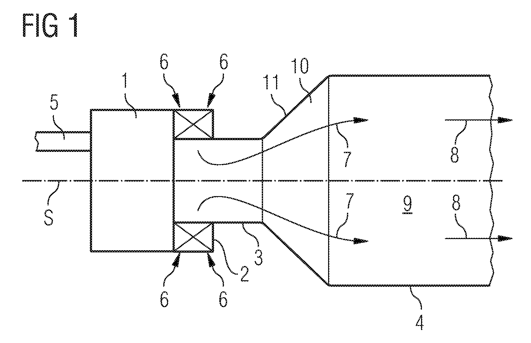 Burner having swirler with corrugated downstream wall sections