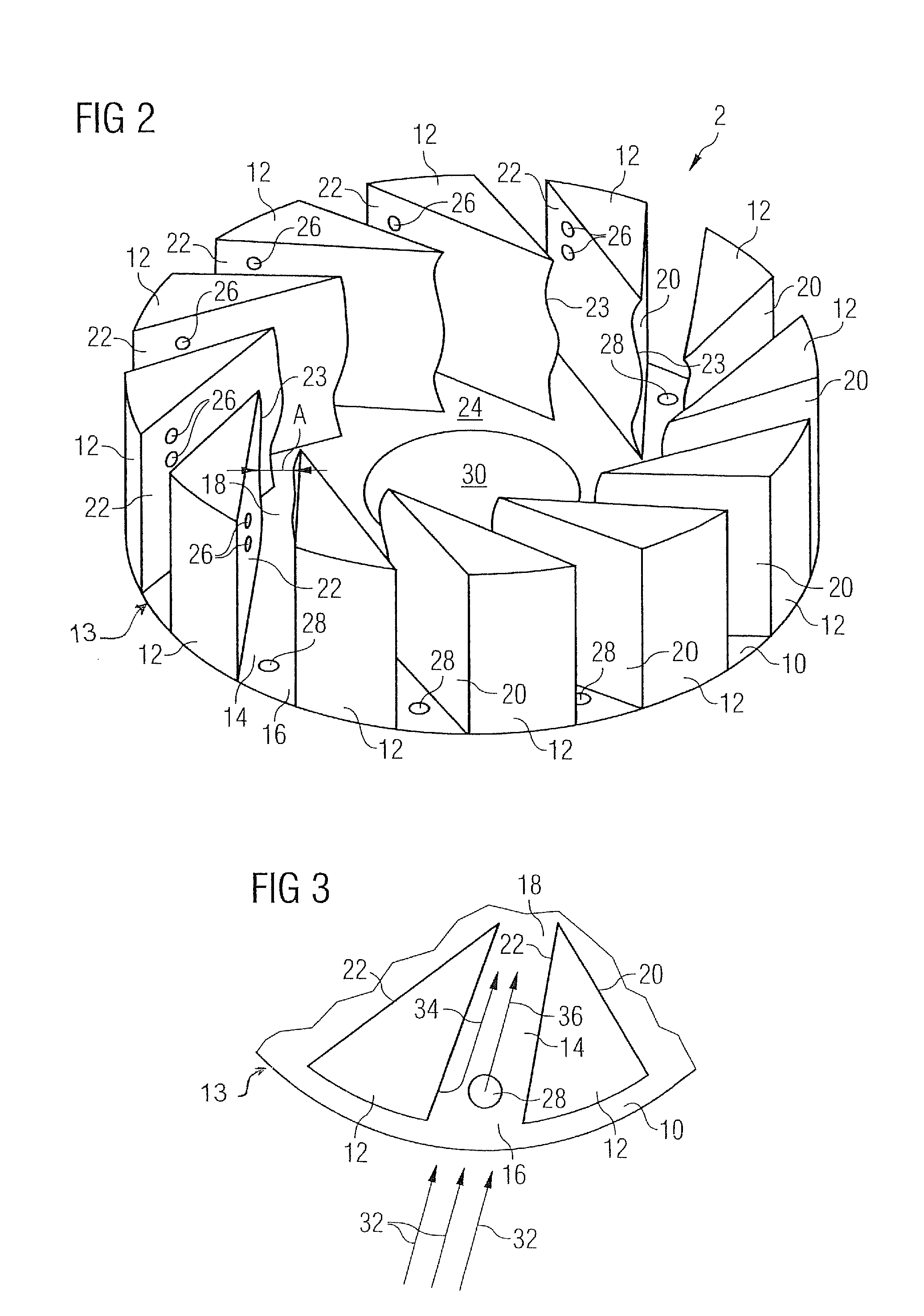 Burner having swirler with corrugated downstream wall sections