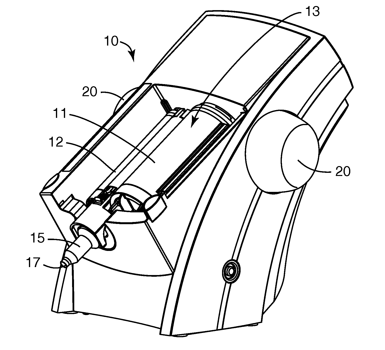 Dispenser and method for dispensing dental material