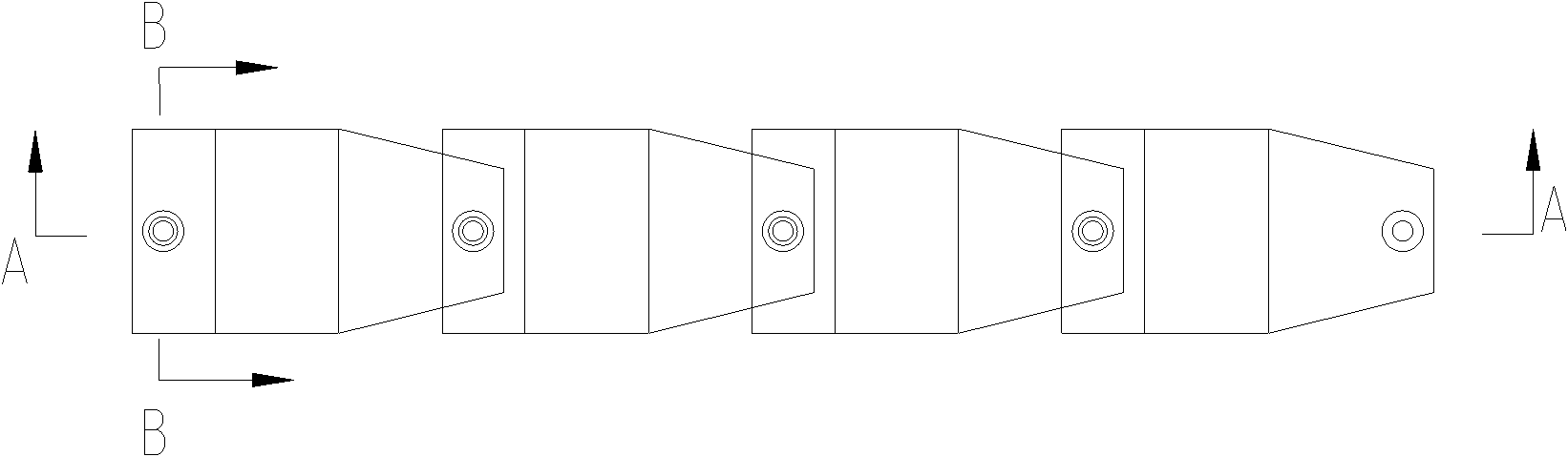 Closed link transportation device driven by permanent magnet linear motor