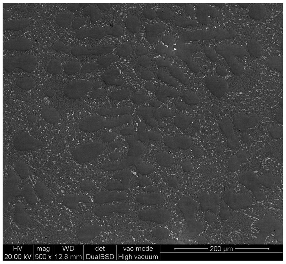 Zn-containing medium-strength high-ductility die-cast aluminum alloy and preparation method thereof