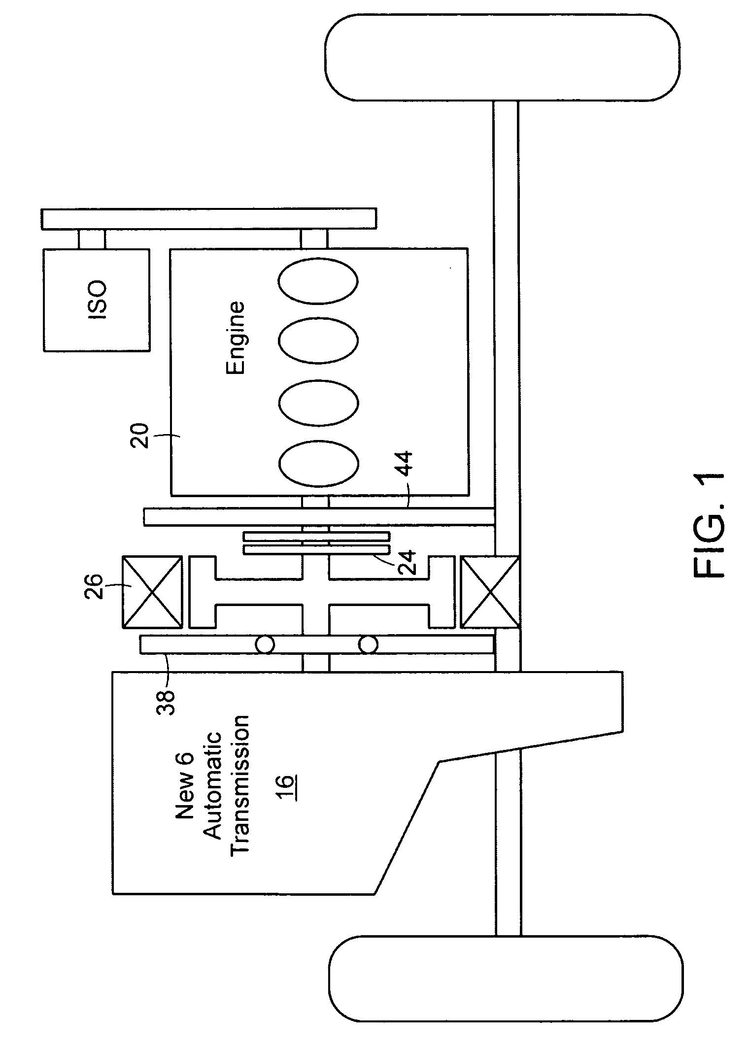 Power transmission device for hybrid vehicle