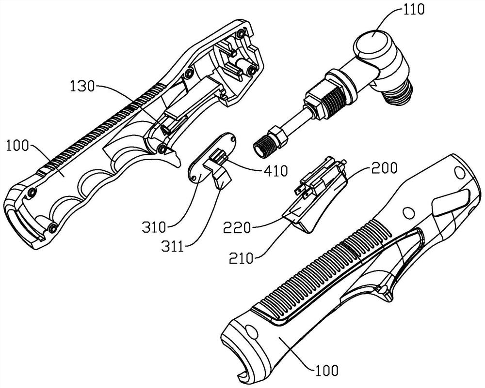 Safe-to-use cutting gun