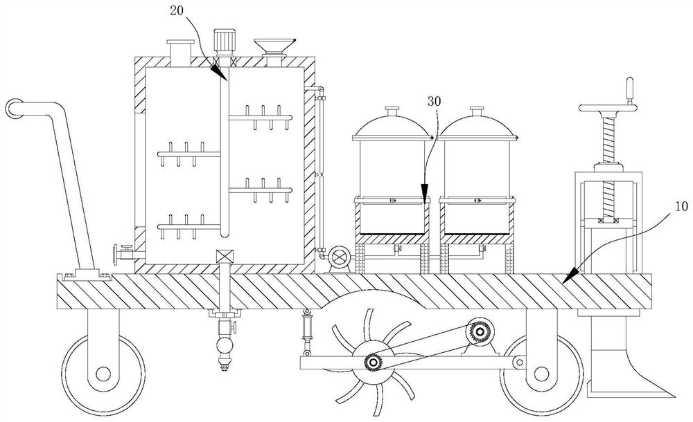 Soil pollution treatment device