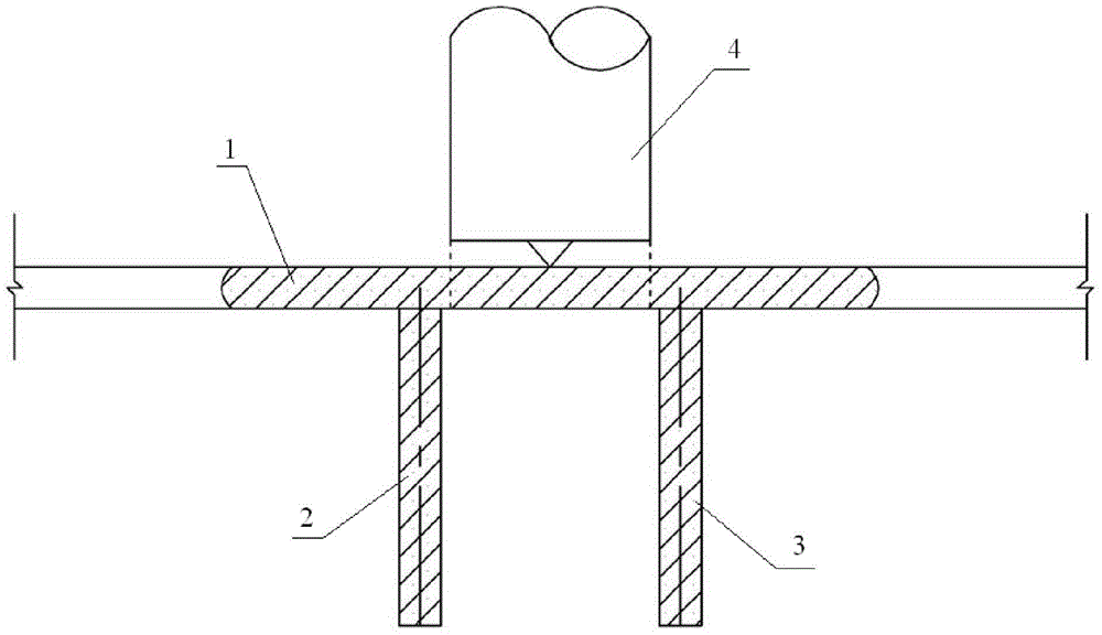 Shield tunneling construction method for n-shaped underground diaphragm wall