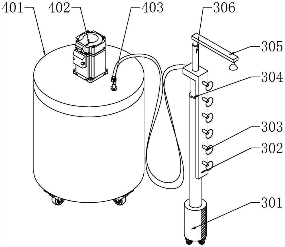 Paint spraying equipment for cylindrical metal product machining