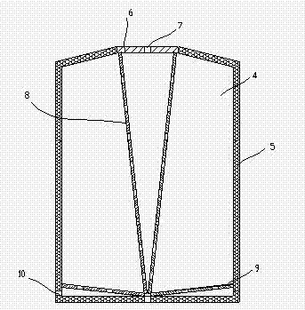 Novel fruit and vegetable fresh-keeping box and fresh-keeping method