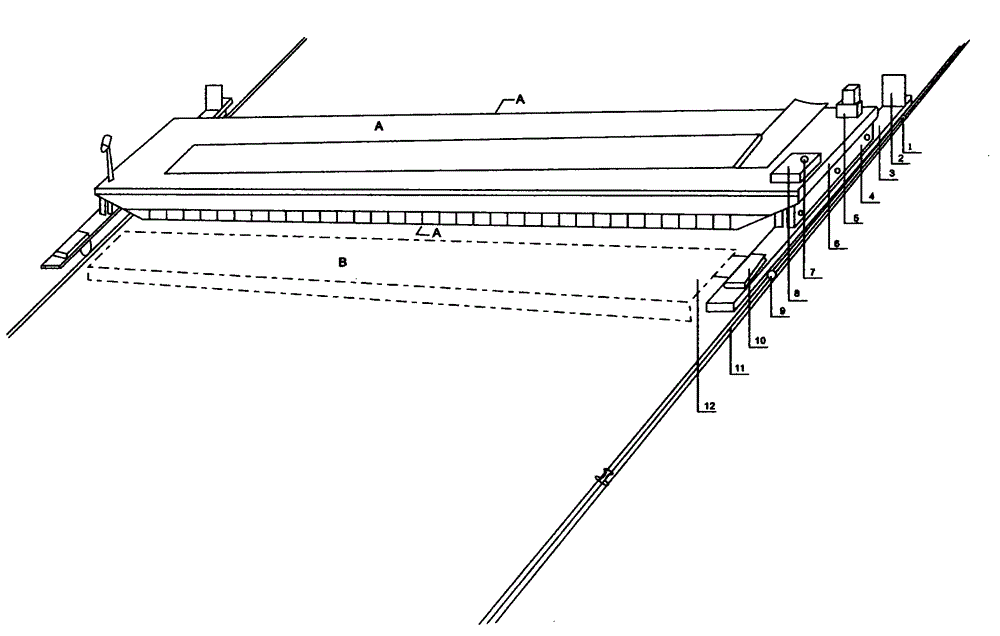 Farmland machinery carrying platform