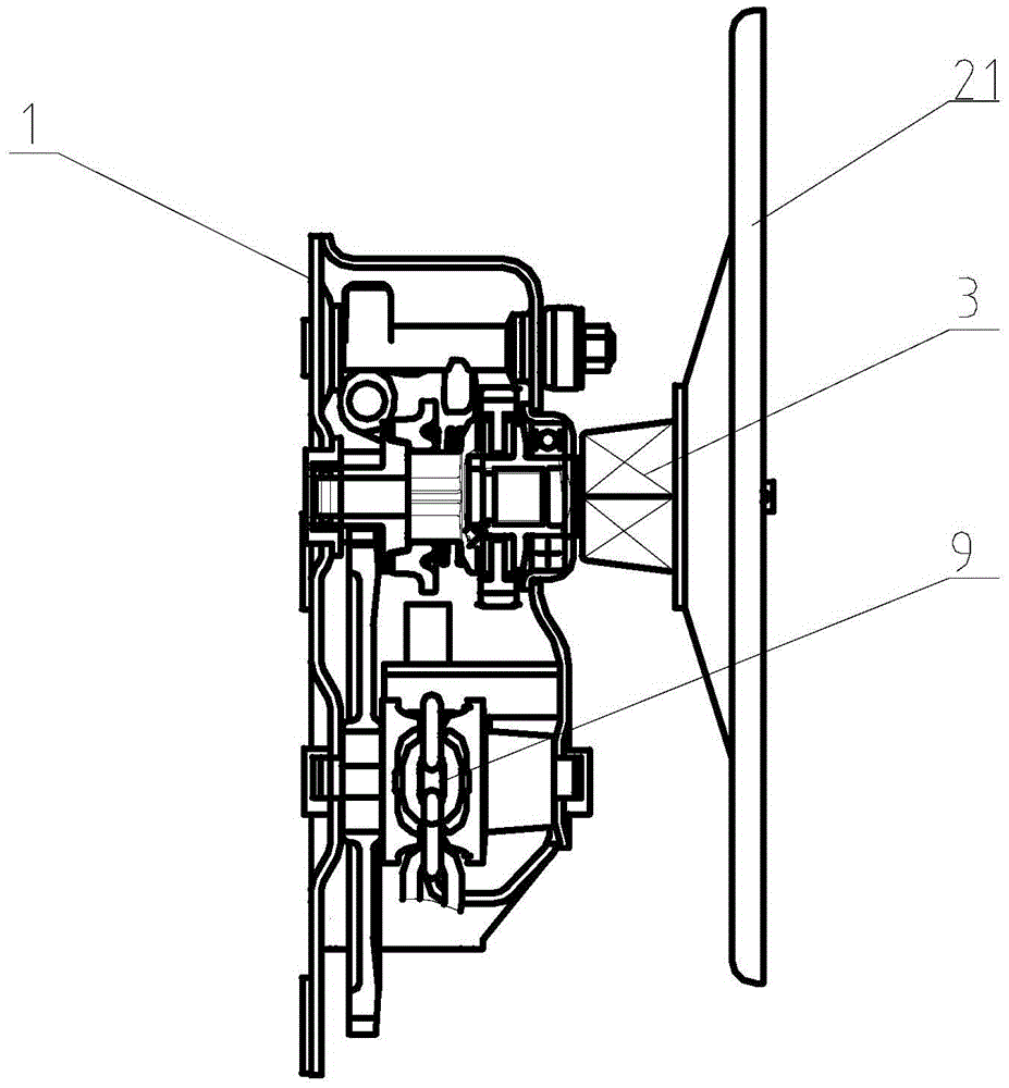 Heavy-duty truck with hand brake