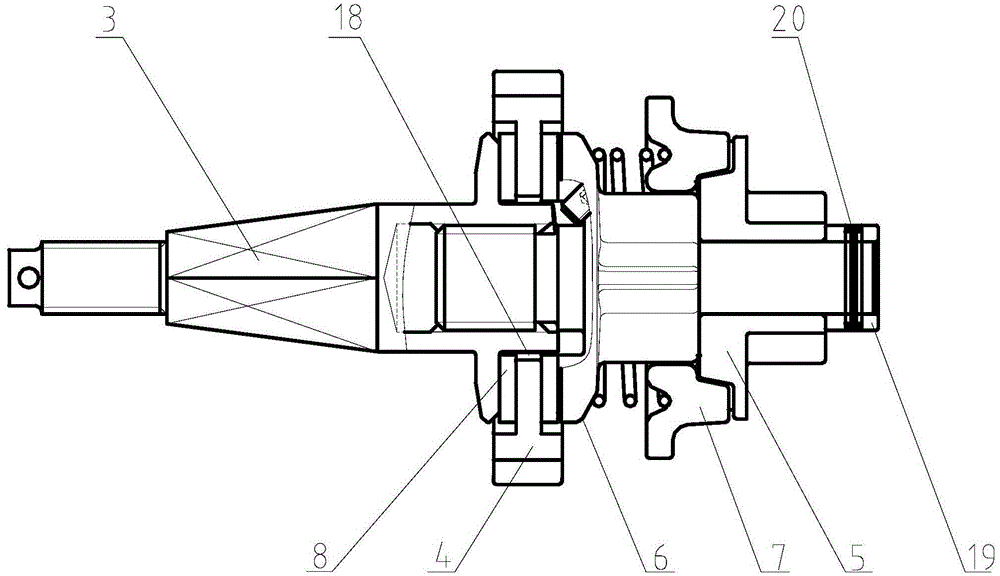 Heavy-duty truck with hand brake