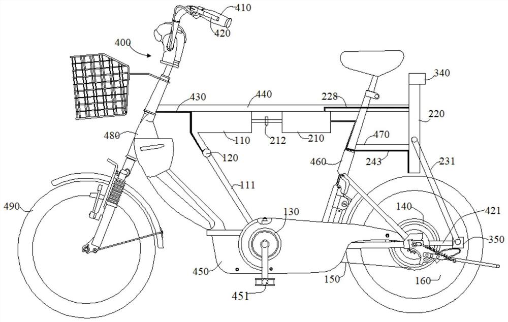 A method for reusing residual energy of power-assisted bicycle brakes