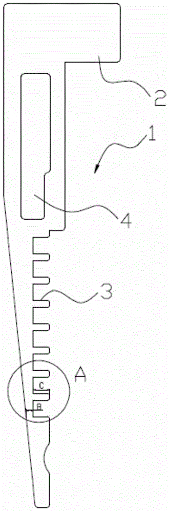 Yarn guide plate for patternbars of warp knitting machine