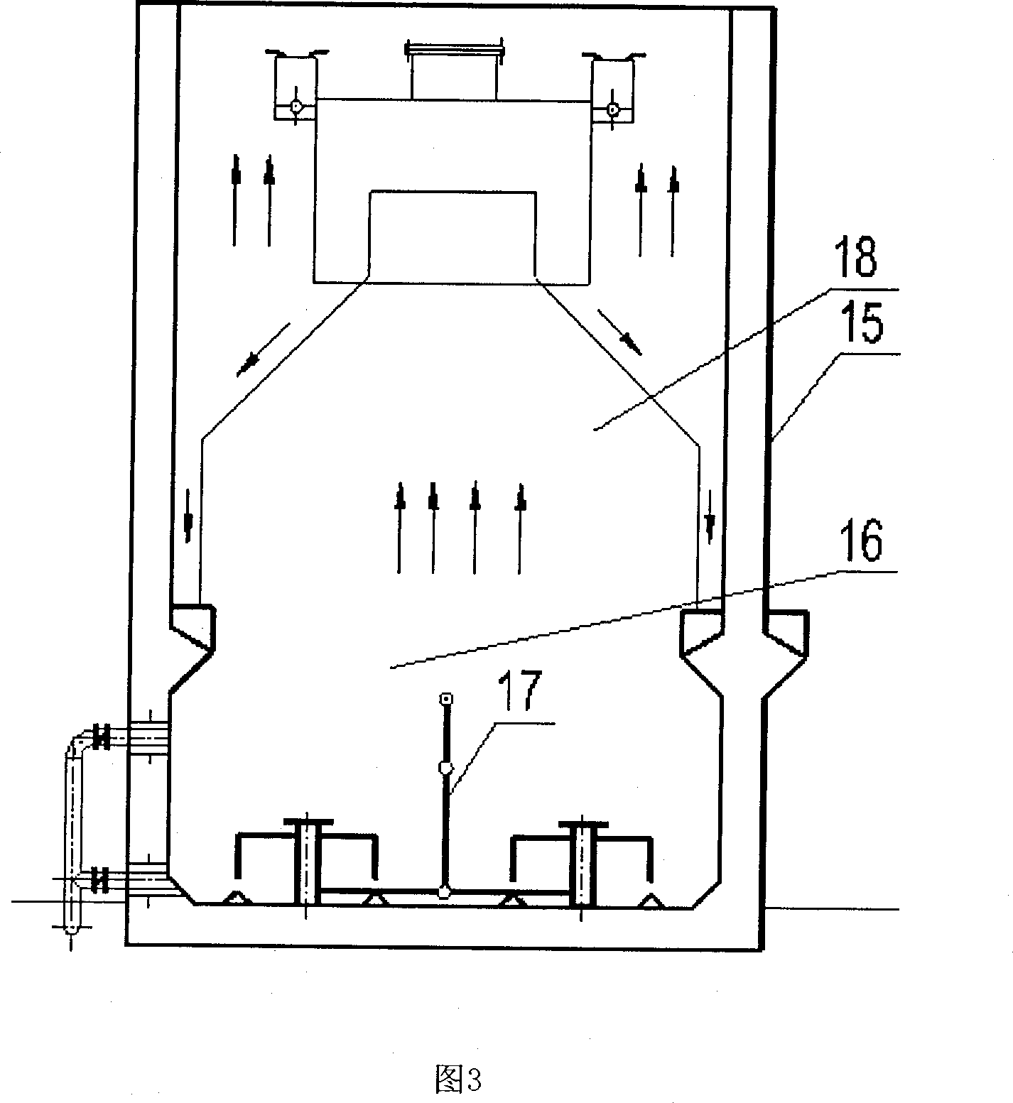 Technique for treating garbage percolate based on diatomite and UASB