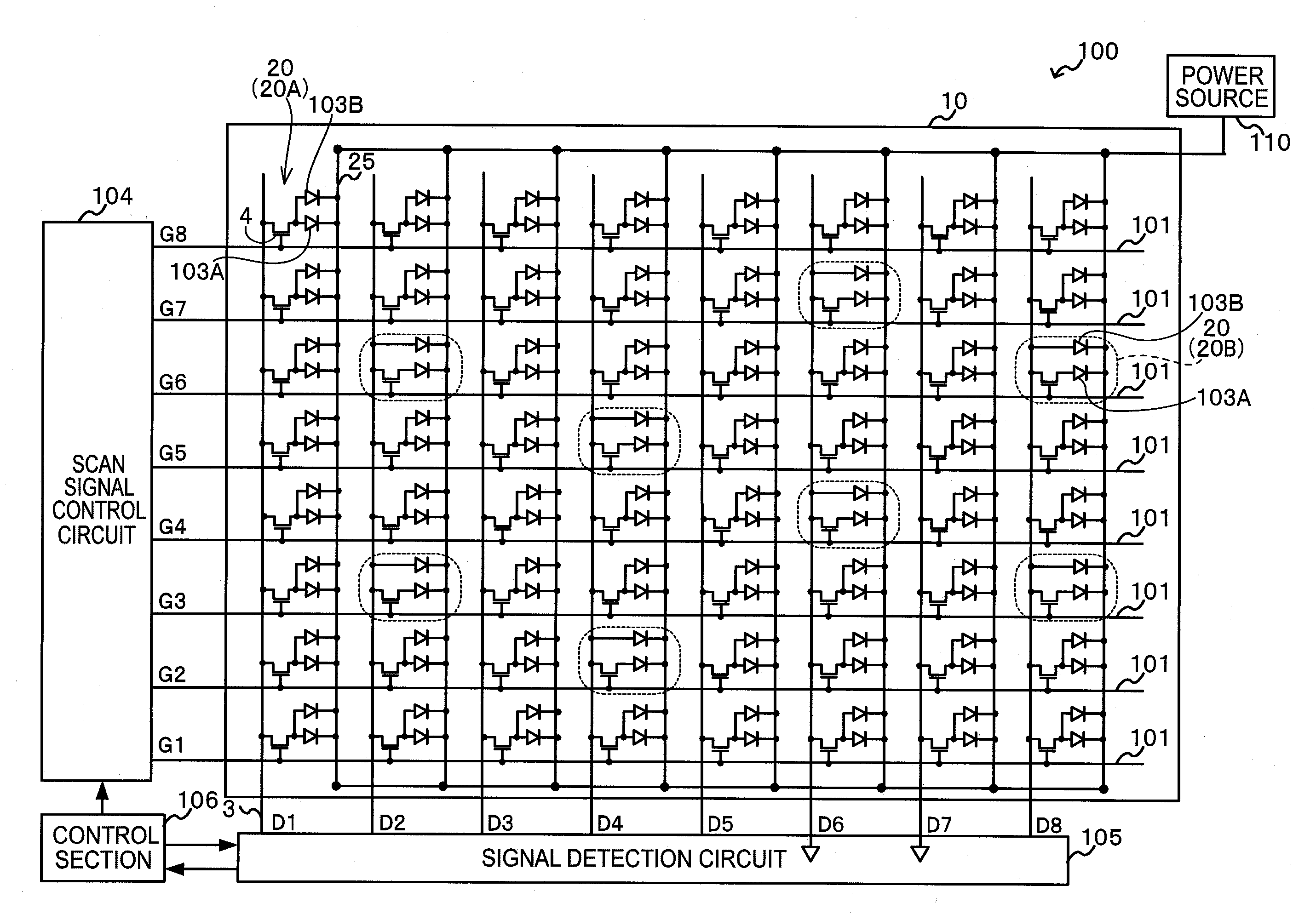 Radiation detector, radiographic imaging device and radiographic imaging system