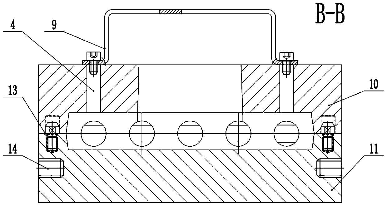 Novel multi-tension-testing-rod mould