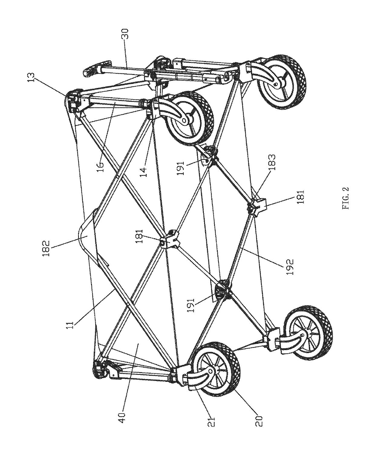 Portable folding wagon