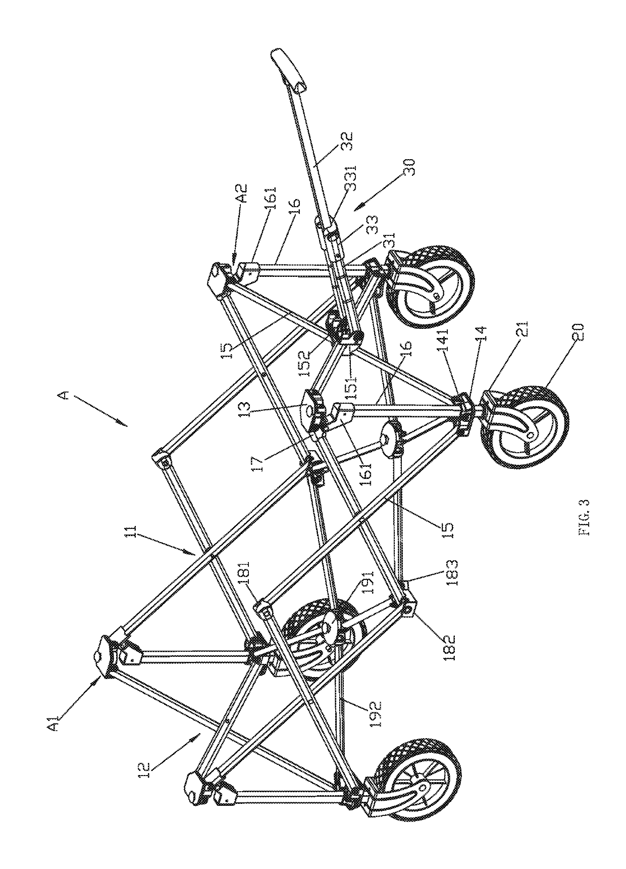 Portable folding wagon