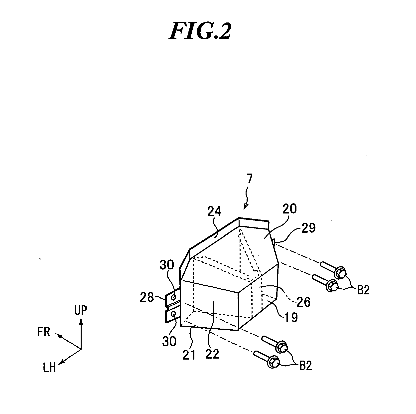 Frame structure for vehicle