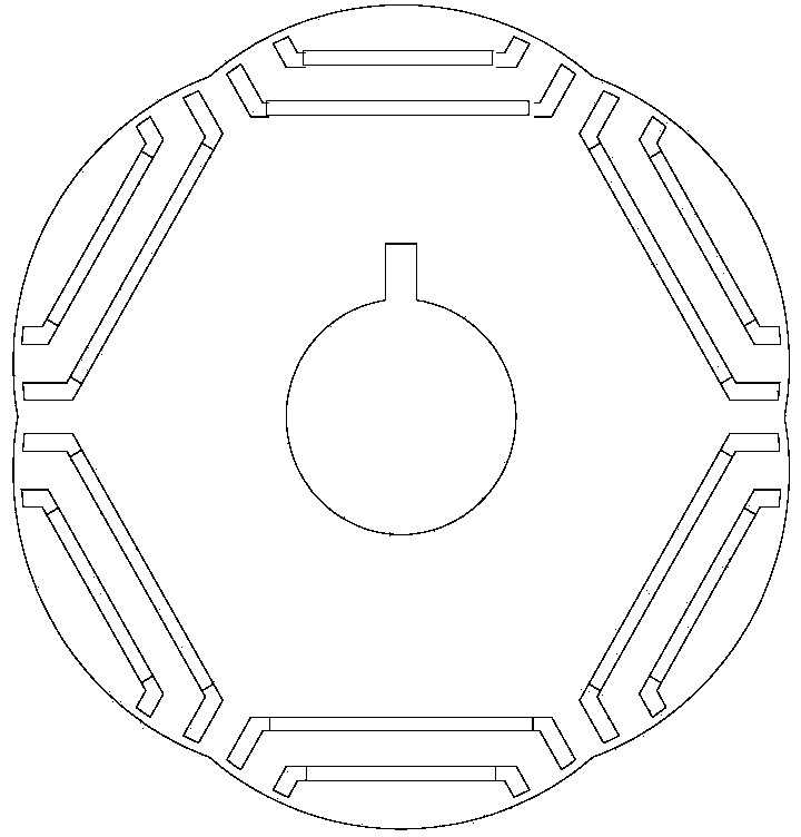 Remanufacturing method for inefficient three-phase asynchronous motor