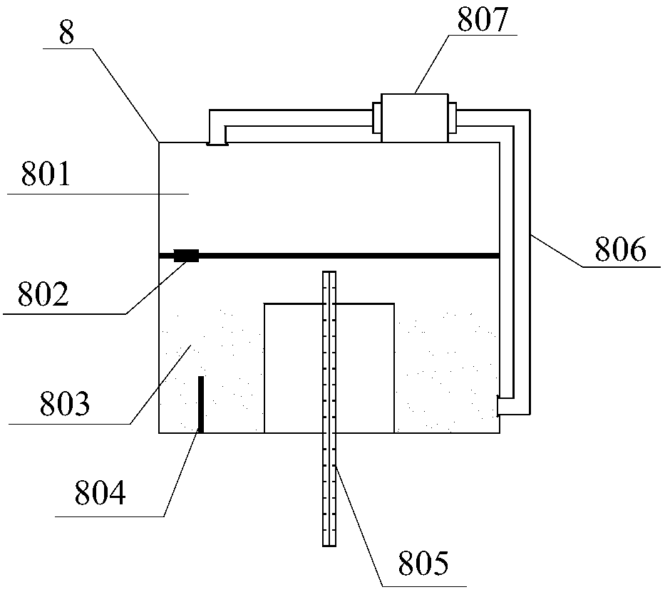 A coupling test device and test method for drawing fatigue and corrosion of reinforced concrete bonded sections