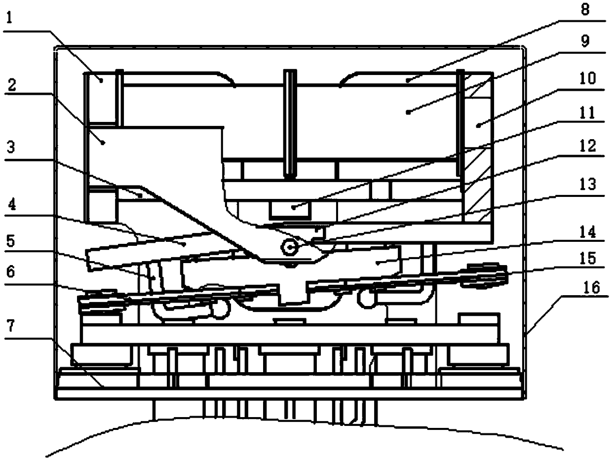 Double-break-point medium voltage magnetic retention relay