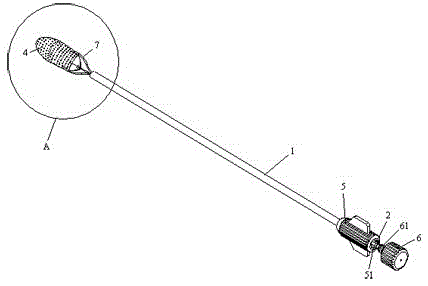 Intracavitary extraction device for urinary system stones