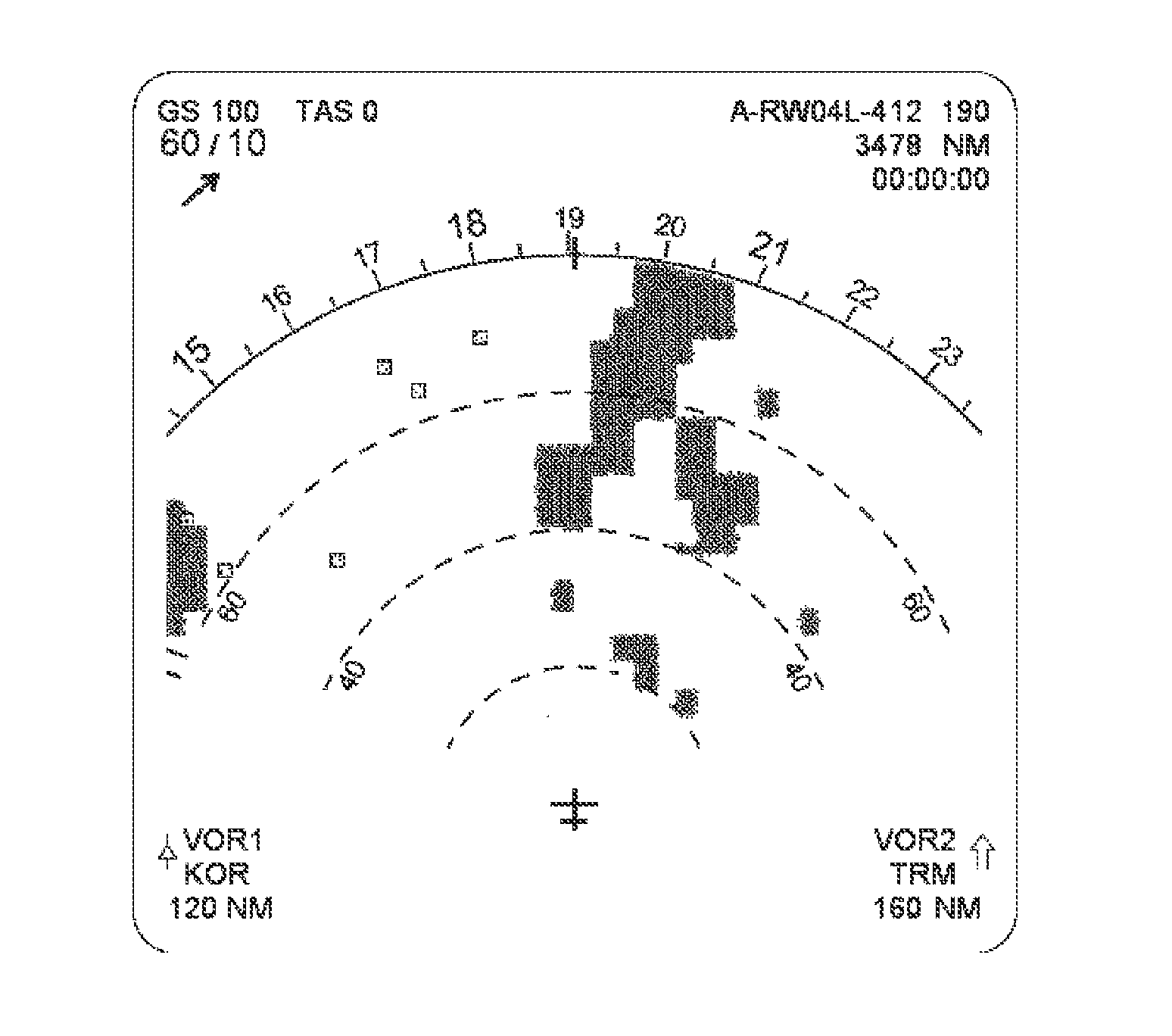 Method and Device for Displaying the Limits of Flight Margins for an Aircraft